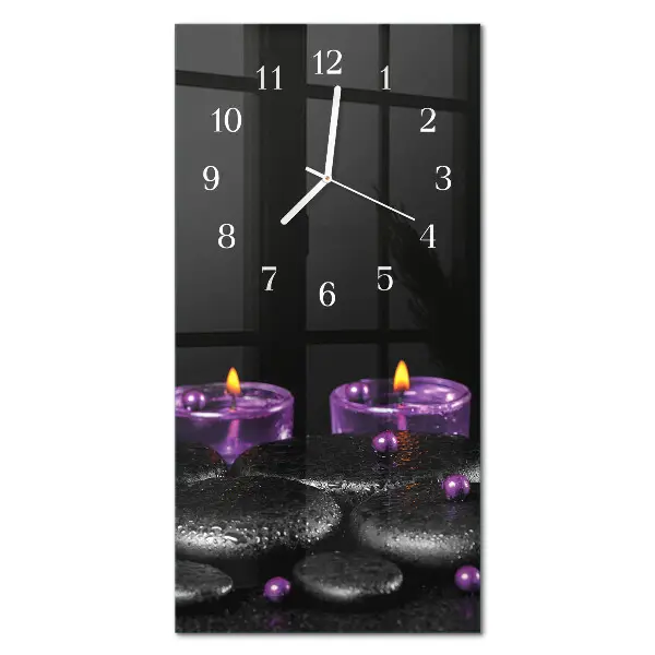 Relógio vertical Pedras de vela