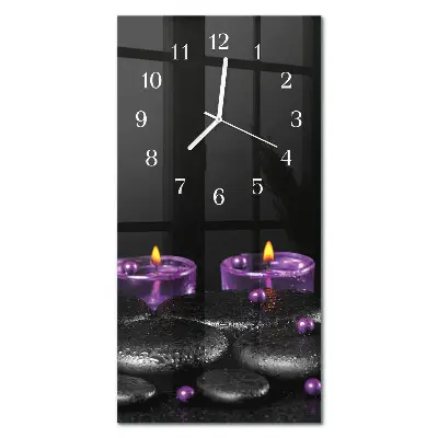 Relógio vertical Pedras de vela
