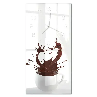 Relógio vertical Café