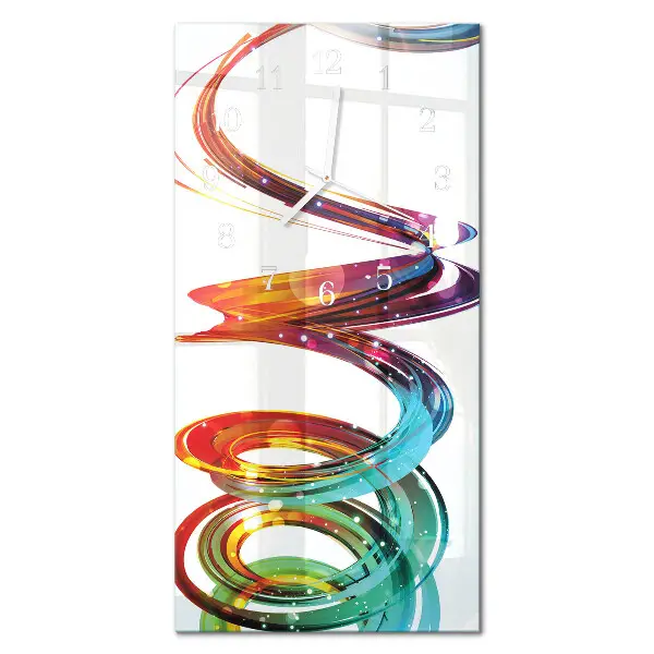 Relógio vertical Espiral