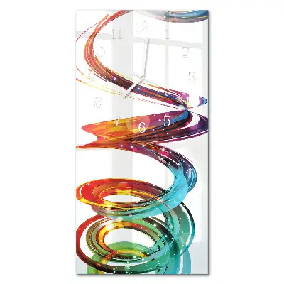 Relógio vertical Espiral