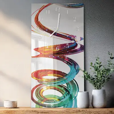 Relógio vertical Espiral