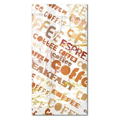 Relógio vertical Café