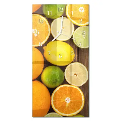 Relógio vertical Fruta