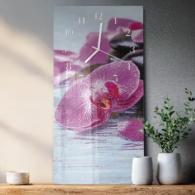 Relógio de parede retangular Uma ideia para orquídeas