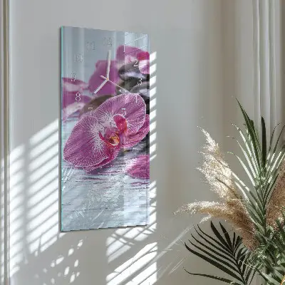 Relógio de parede retangular Uma ideia para orquídeas