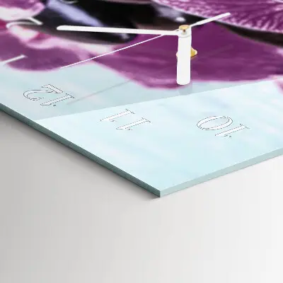 Relógio de parede retangular Uma ideia para orquídeas