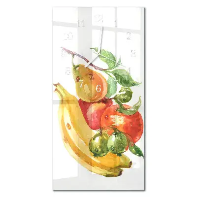 Relógio vertical Fruta