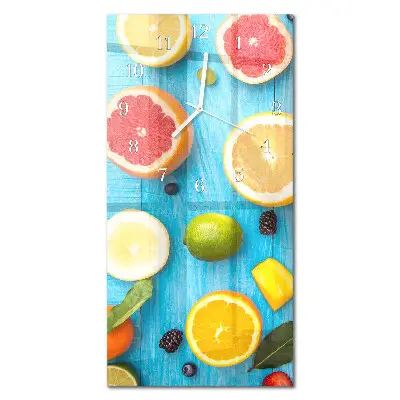 Relógio de parede retangular Fruta