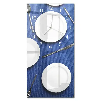 Relógio vertical Placa