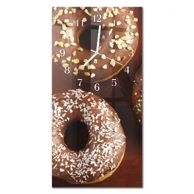 Relógio vertical Donuts