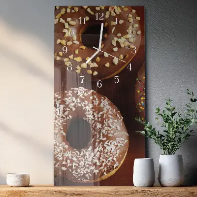 Relógio vertical Donuts