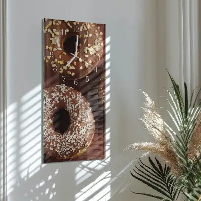 Relógio vertical Donuts