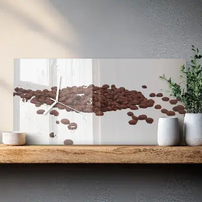 Relógio horizontal Cafeína nos grãos