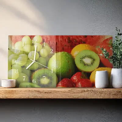 Relógio horizontal Produtos de frutas