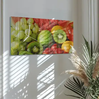 Relógio horizontal Produtos de frutas