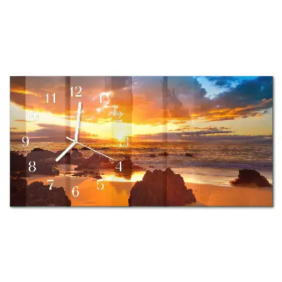 Relógio horizontal Crepúsculo caindo