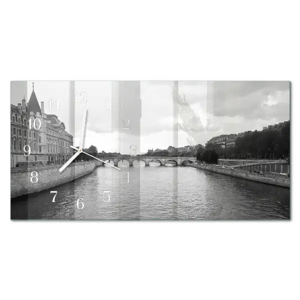 Relógio horizontal Pontes parisienses