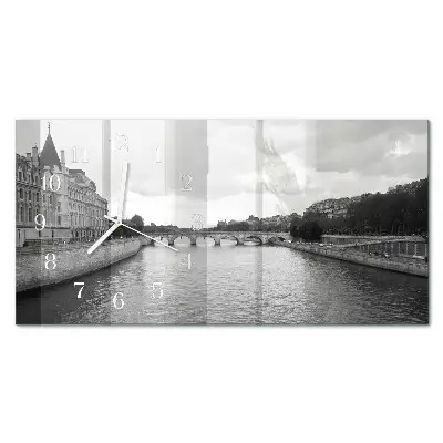 Relógio horizontal Pontes parisienses