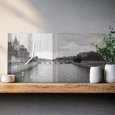 Relógio horizontal Pontes parisienses
