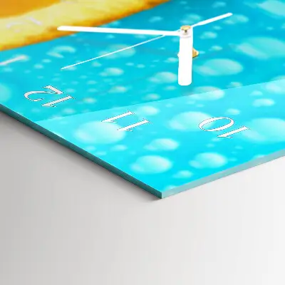 Relógio horizontal Cítricos de laranja
