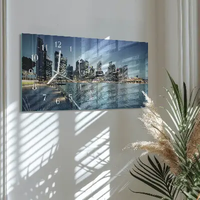 Relógio horizontal Cidade à noite