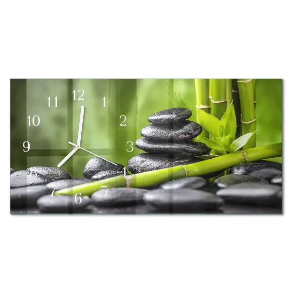 Relógio horizontal Pedras de meditação