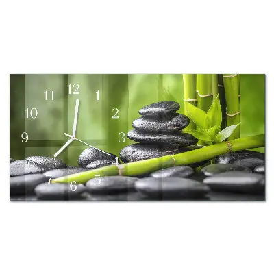 Relógio horizontal Pedras de meditação