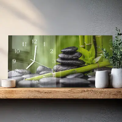 Relógio horizontal Pedras de meditação