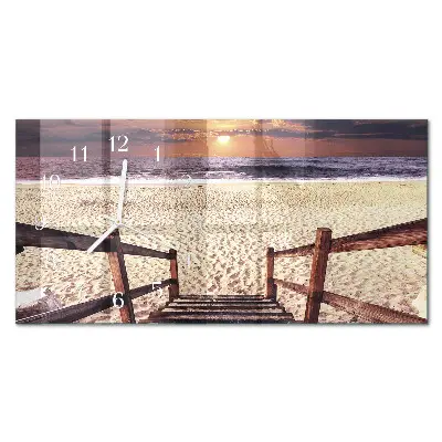 Relógio horizontal A poucos passos da praia