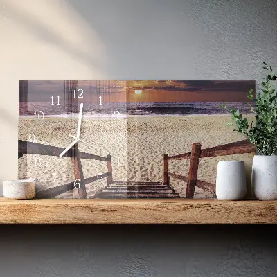 Relógio horizontal A poucos passos da praia