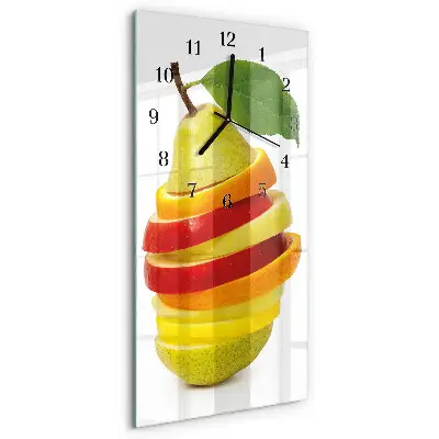 Relógio de parede retangular Fruta