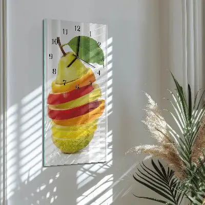 Relógio de parede retangular Fruta