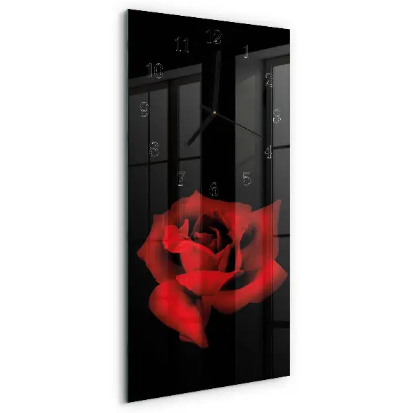 Relógio de parede retangular Rosa