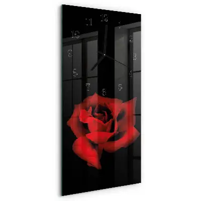 Relógio de parede retangular Rosa
