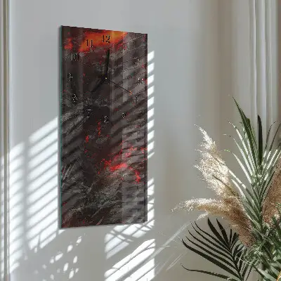 Relógio de parede retangular Lava