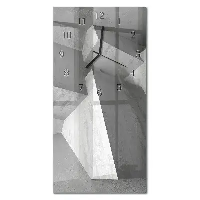 Relógio de parede retangular Arte abstrata