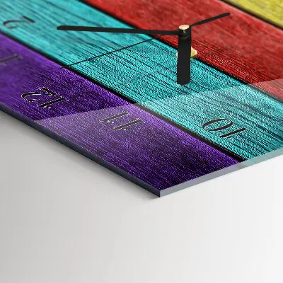 Relógio de parede retangular Placa