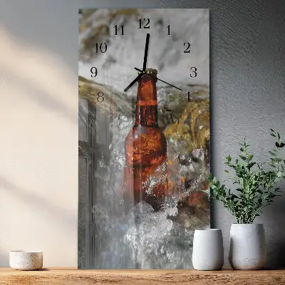 Relógio de vidro vertical Cerveja