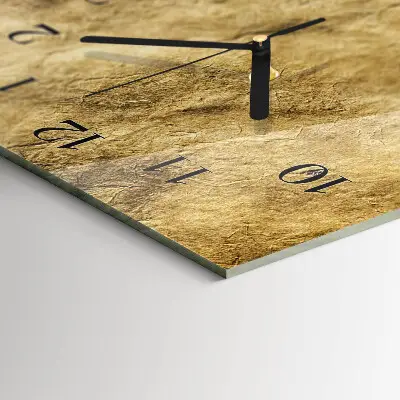 Relógio de parede retangular Papel de mesa
