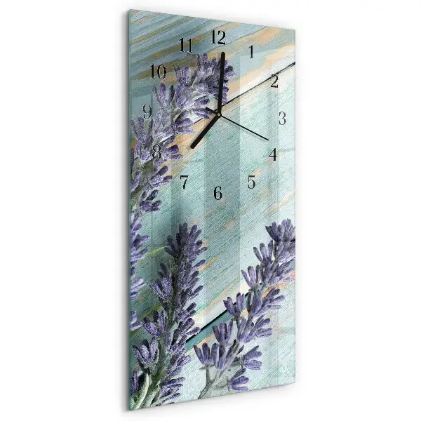 Relógio de parede retangular Lavanda