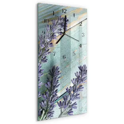 Relógio de parede retangular Lavanda