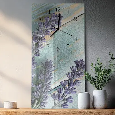 Relógio de parede retangular Lavanda