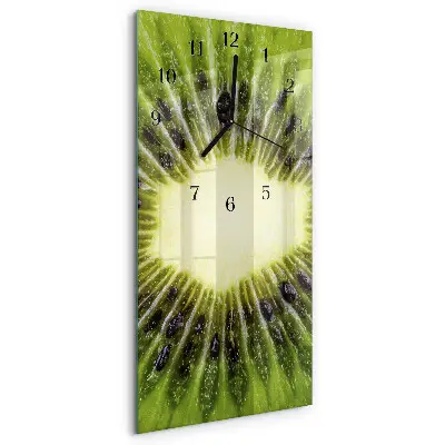 Relógio de vidro vertical Kiwi