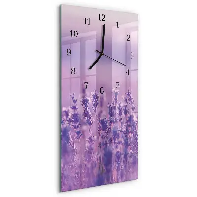 Relógio de parede retangular Lavanda