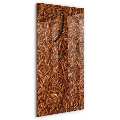 Relógio de vidro vertical Arroz