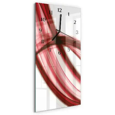 Relógio de parede retangular Linhas abstratas