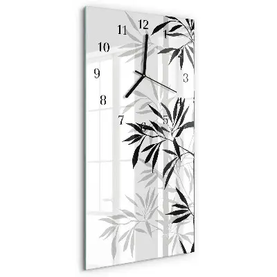 Relógio de parede retangular Bambu