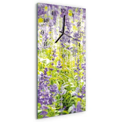 Relógio de parede retangular Lavanda