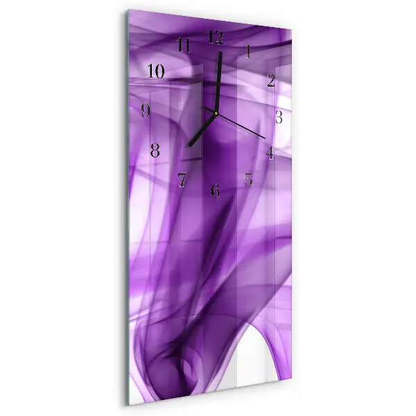 Relógio de parede retangular Padrão Viola
